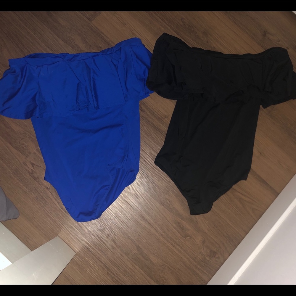 Off the shoulder body suit size L
